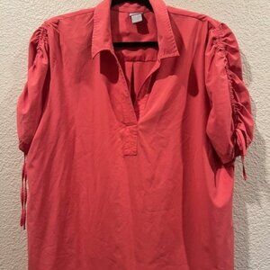Chicos Zenergy Size 3 Top Coral